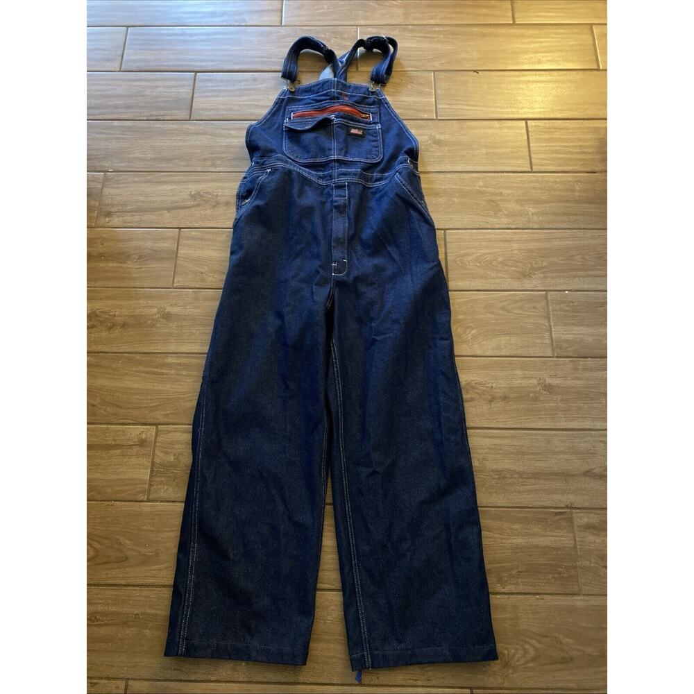 Dickies Dungarees Medium Regular Bib Overalls Denim Workwear Carpenter